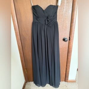 BARI JAY STYLE 103 BRIDESMAID DRESS BLACK NWT